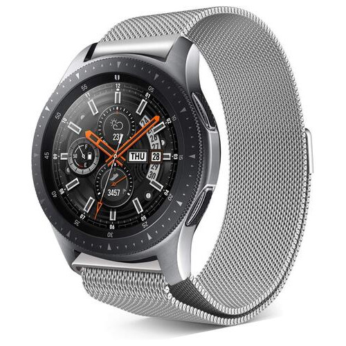 Ремінець BeWatch міланська петля для Samsung Galaxy Watch 42 мм Срібло (100205.3) фото №1