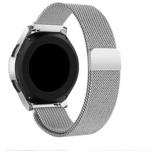 Ремінець BeWatch міланська петля для Samsung Galaxy Watch 46 мм Срібло (1020205.2) фото №10