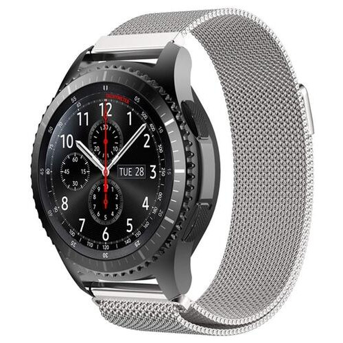 Ремінець BeWatch міланська петля для Samsung Galaxy Watch 46 мм Срібло (1020205.2) фото №1
