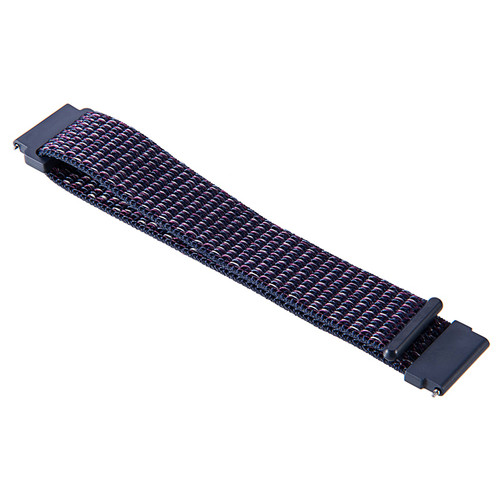 Ремінець BeWatch 20мм нейлоновий липучка універсальний для смарт годинника Фіолетовий (1011389) фото №7