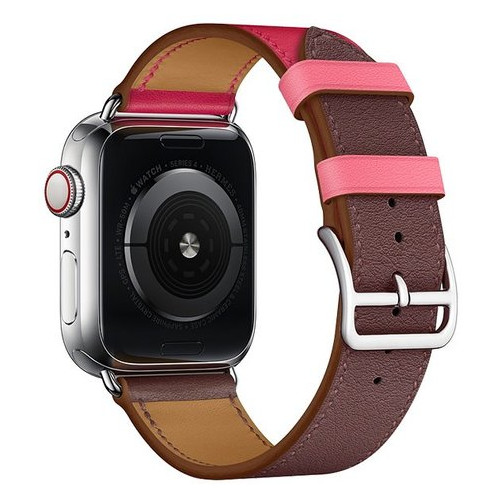 Ремінець Coteetci W36 рожевий бордовий для Apple Watch 38mm/40mm фото №1