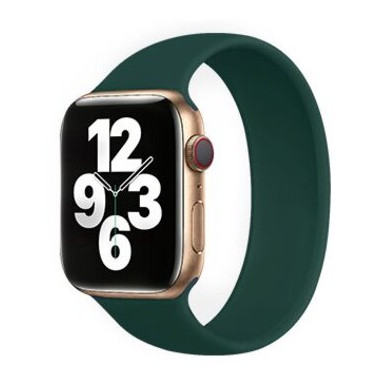 Силіконовий ремінець COTEetCI W58 зелений для Apple Watch 38/40mm (135) фото №1
