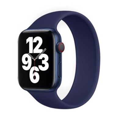 Силіконовий ремінець COTEetCI W58 синій для Apple Watch 38/40mm (135) фото №1