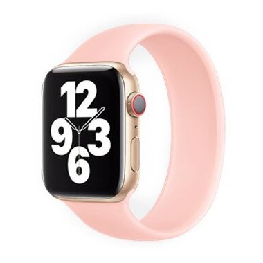Силіконовий ремінець COTEetCI W58 рожевий для Apple Watch 42/44mm (150) фото №1
