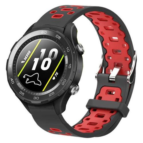 Спортивний ремінець Primo Perfor Classic для годинника Huawei Watch 2 - Black&;Red фото №4