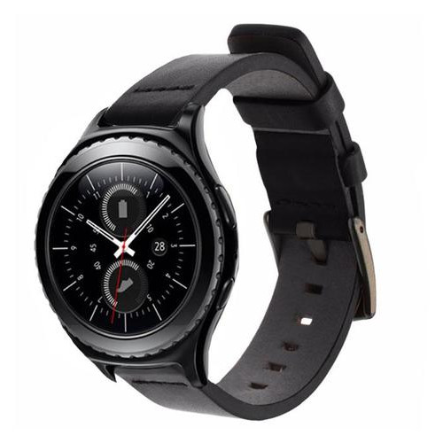 Шкіряний ремінець Primo Classic для годинника Samsung Gear S2 Classic (SM-R732 / SM-R735) - Black фото №4