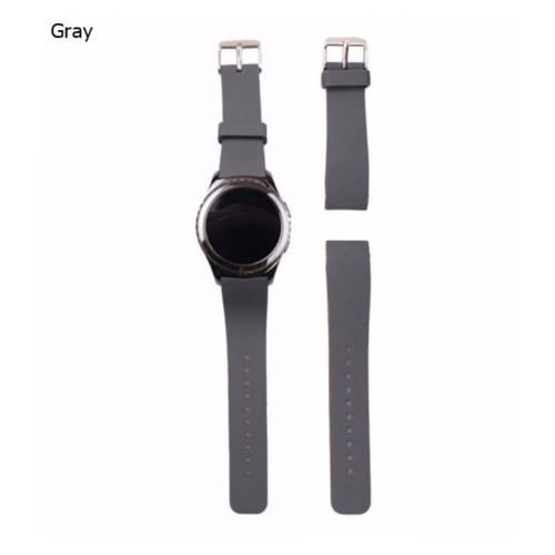 Силіконовий ремінець Primo для годинника Samsung Gear S2 Sports SM-R720 / SM-R730 Grey фото №4