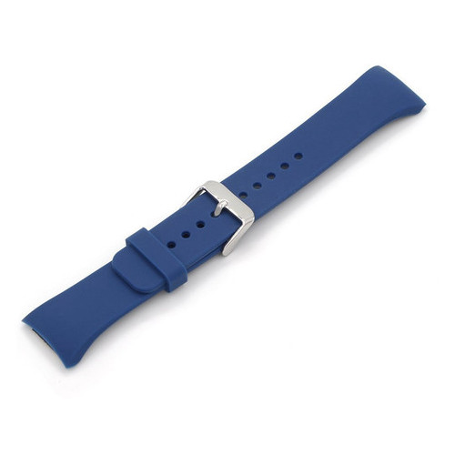 Силіконовий ремінець Primo для годинника Samsung Gear S2 Sports SM-R720 / SM-R730 Dark Blue фото №3