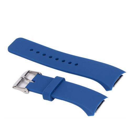 Силіконовий ремінець Primo для годинника Samsung Gear S2 Sports SM-R720 / SM-R730 Dark Blue фото №1