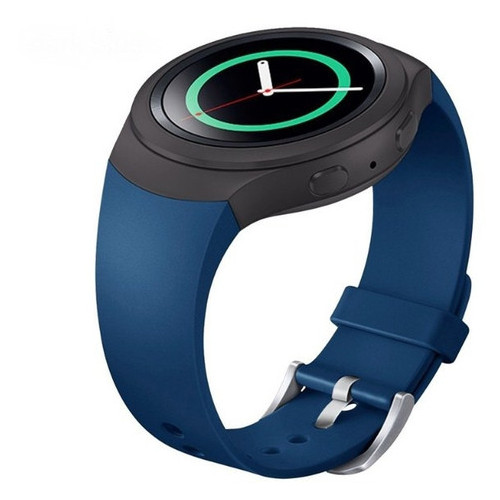 Силіконовий ремінець Primo для годинника Samsung Gear S2 Sports SM-R720 / SM-R730 Dark Blue фото №4