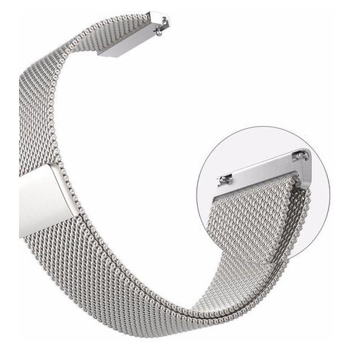 Міланський сітчастий ремінець Primo для годинника Asus ZenWatch 2 (WI501Q) - Silver фото №3