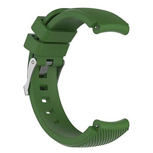 Силіконовий ремінець Primo для годинника Xiaomi Huami Amazfit SportWatch 2 / Amazfit Stratos - Army Green фото №1