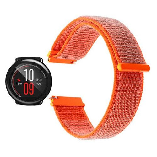 Нейлоновий ремінець Primo для годинника Xiaomi Huami Amazfit Sport SmartWatch - Orange фото №1