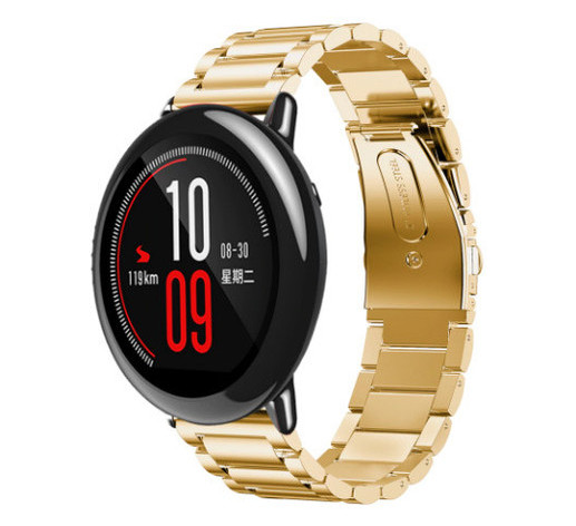 Металевий ремінець Primo для годинника Xiaomi Huami Amazfit Sport SmartWatch - Gold фото №3