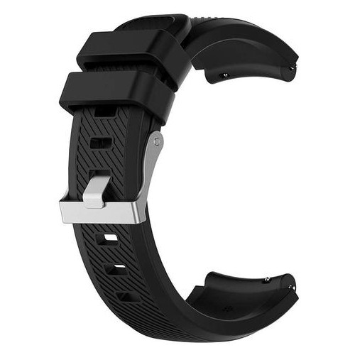 Силіконовий ремінець Primo для годинника Xiaomi Huami Amazfit SportWatch 2 / Amazfit Stratos - Black фото №4