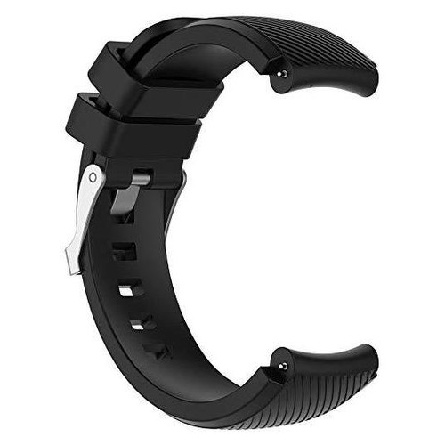 Силіконовий ремінець Primo для годинника Xiaomi Huami Amazfit SportWatch 2 / Amazfit Stratos - Black фото №1
