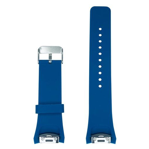 Силіконовий ремінець Primo для годинника Samsung Gear S2 Sports SM-R720 / SM-R730 Strip Dark Blue фото №4