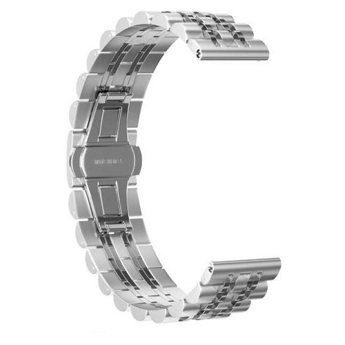Металевий ремінець Primo Steel Link для годинника Samsung Galaxy Watch 3 45mm (SM-R840) - Silver фото №3