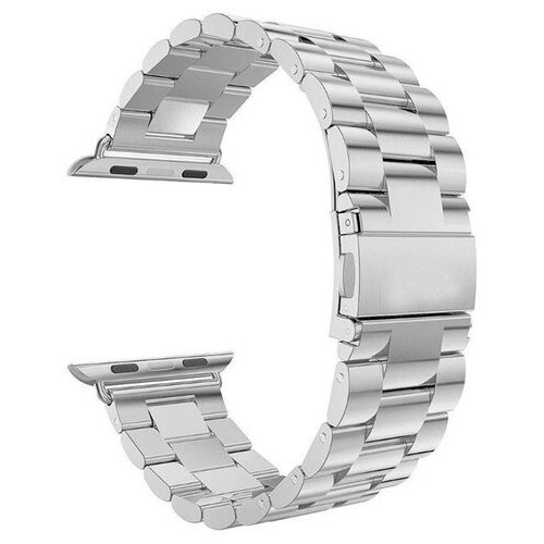 Металевий ремінець Primo Steel для годинника Apple Watch 42mm / 44mm / 45mm Silver фото №1
