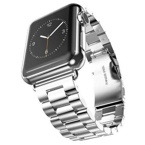 Металевий ремінець Primo Steel для годинника Apple Watch 42mm / 44mm / 45mm Silver фото №4
