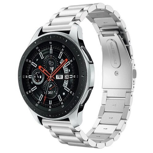 Металевий ремінець Primo для годинника Samsung Galaxy Watch 46mm (R800) - Silver фото №1