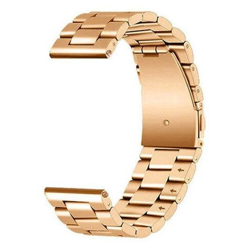 Металевий ремінець Primo для годинника Samsung Galaxy Watch 46mm (SMR800) Rose Gold фото №1