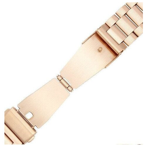 Металевий ремінець Primo для годинника Samsung Galaxy Watch 46mm (SMR800) Rose Gold фото №4
