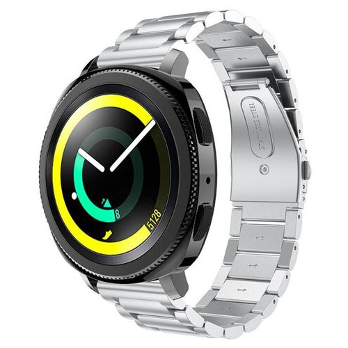 Металевий ремінець Primo для годинника Samsung Gear Sport (SMR600) - Silver фото №1