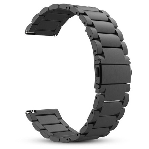 Металевий ремінець Primo для годинника Xiaomi Amazfit GTR 47mm - Black фото №1