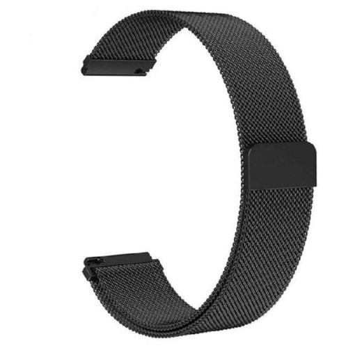 Міланський сітчастий ремінець Primo для годинника Samsung Watch Active (SM-R500) / Active 2 (SM-R820/R830) Black фото №1