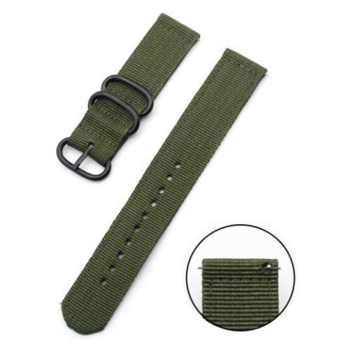 Нейлоновий ремінець Primo Traveller для годинника Samsung Galaxy Watch 42 mm (SMR810) Army Green фото №2