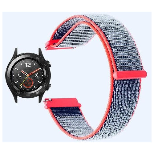Нейлоновий ремінець Primo для годинника Huawei Watch 2 Neon Red фото №1