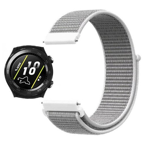 Нейлоновий ремінець Primo для годинника Huawei Watch 2 White фото №1