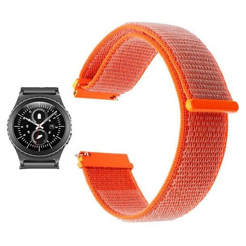 Нейлоновий ремінець Primo для годинника Samsung Gear S2 Classic SMR732 / RM735 Orange фото №1