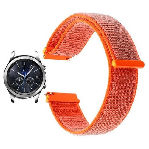Нейлоновий ремінець Primo для годинника Samsung Gear S3 Classic SMR770 / Frontier RM760 Orange фото №1