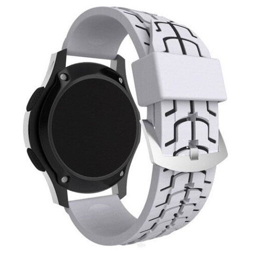 Силіконовий ремінець Primo Splint для годинника Samsung Gear S3 Classic SMR770 / Frontier RM760 White&Black фото №2