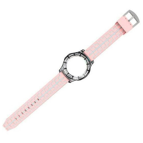 Силіконовий ремінець Primo Splint Samsung Galaxy Watch 46 mm SMR800 Pink&Grey фото №2