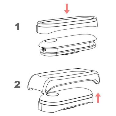 Шкіряний ремінець Primo Mijob для фітнес браслета Xiaomi Mi Smart Band 7 - Brown&Silver фото №4
