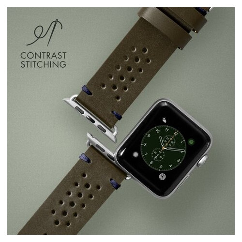 Ремешок Laut Heritage Watch Strap Olive (Laut_AWL_HE_GN) for Apple Watch 42/44mm фото №6