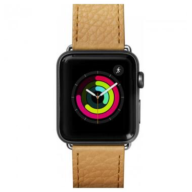 Ремінець Laut Milano Watch Strap Ochre (Laut_AWL_ML_BR) для Apple Watch 42/44mm фото №2