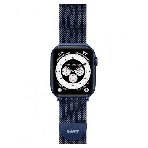 Ремешок Laut Steel Loop for Apple Watch 42/44 mm Blue (L_AWL_ST_BL) фото №1