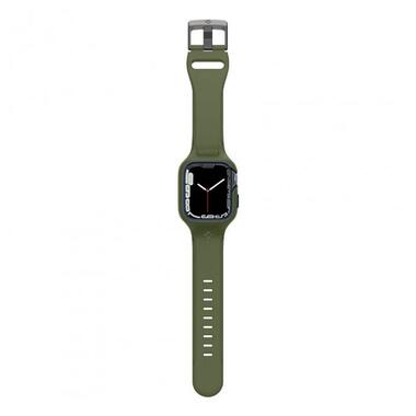Чохол та ремінець 2в1 Spigen Apple Watch 45mm Liquid Air Pro Moss Green (ACS04408) фото №4