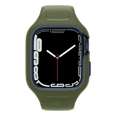 Чохол та ремінець 2в1 Spigen Apple Watch 45mm Liquid Air Pro Moss Green (ACS04408) фото №2