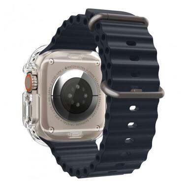 Чохол-накладка Spigen Apple Watch Ultra (49mm) Ultra Hybrid Crystal Clear (ACS05459) фото №4