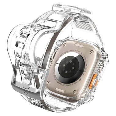 Чохол-ремінець Spigen Rugged Armor Pro Apple Watch Ultra Crystal Clear (ACS05461) фото №3