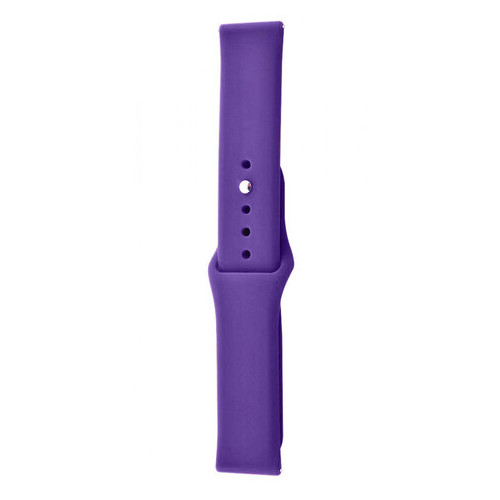 Силіконовий ремінець Epik Sport Xiaomi Amazfit/Samsung 20 mm Фіолетовий / Purple фото №1