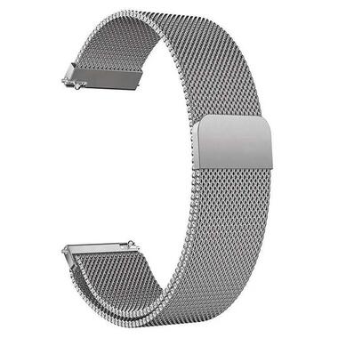 Ремінець Epik Milanese Loop Smart Watch 20mm Silver Epik фото №1