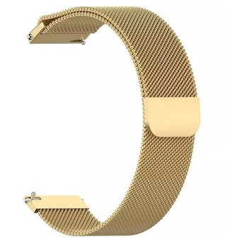 Ремінь Milanese Style BeCover для LG Watch Sport W280A (20mm) Gold (707698) фото №5