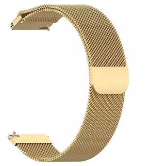 Ремінь Milanese Style BeCover для LG Watch Sport W280A (20mm) Gold (707698) фото №2