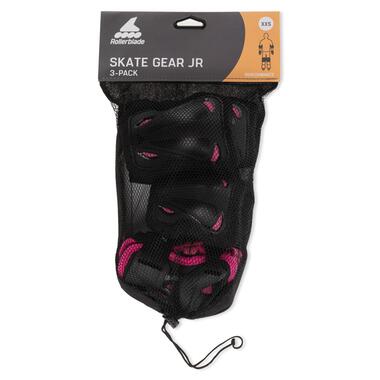Захисний комплект Rollerblade SKATE GEAR JUNIOR 3 PACK 3XS Black/pink 10789 фото №3